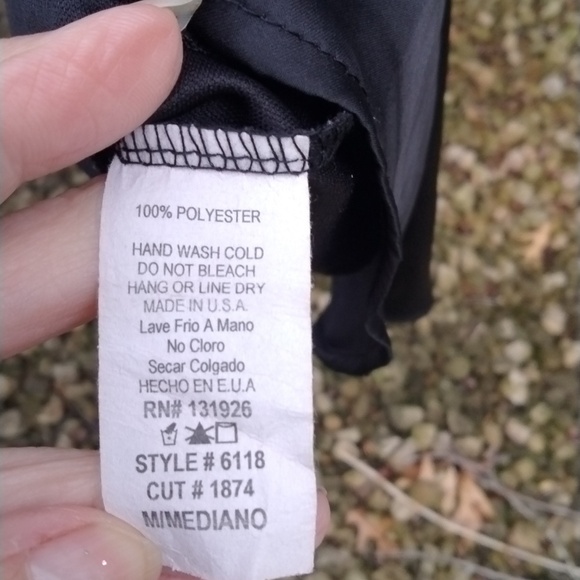 Jen N Rose silky polyester ruffled dress size medium - Picture 11 of 13